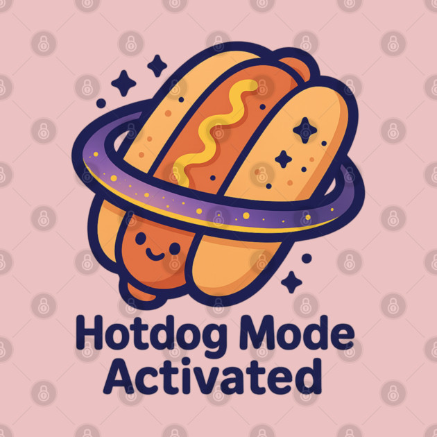 Hotdog Mode Activated – Cosmo Bites Kawaii Space Hotdog Design by Anne Lee