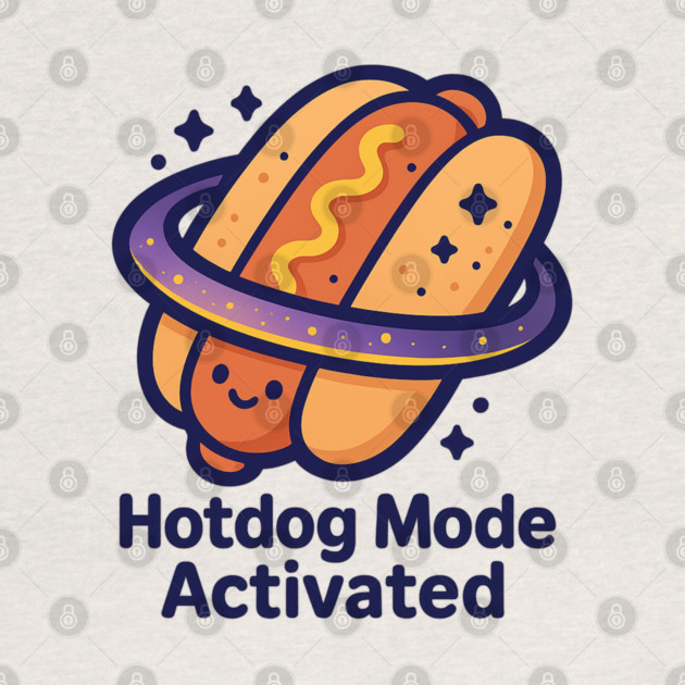 Hotdog Mode Activated – Cosmo Bites Kawaii Space Hotdog Design by Anne Lee