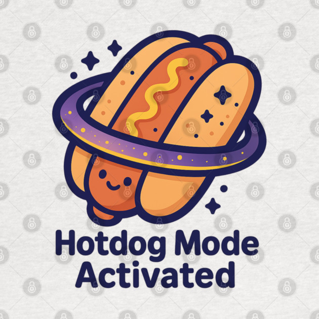 Hotdog Mode Activated – Cosmo Bites Kawaii Space Hotdog Design by Anne Lee