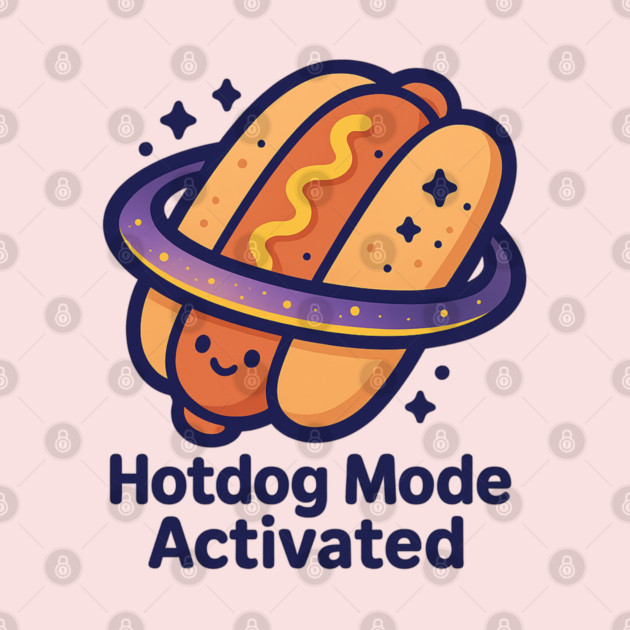 Hotdog Mode Activated – Cosmo Bites Kawaii Space Hotdog Design by Anne Lee