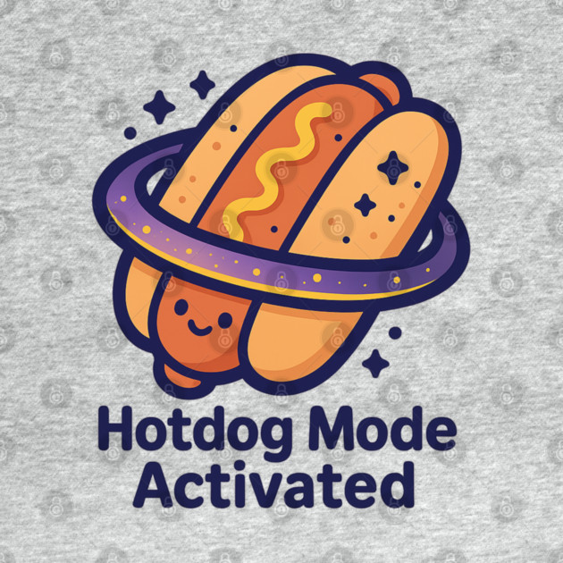 Hotdog Mode Activated – Cosmo Bites Kawaii Space Hotdog Design by Anne Lee