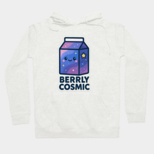 Berrly Cosmic – Cosmo Bites Kawaii Galaxy Milk Carton Design Hoodie