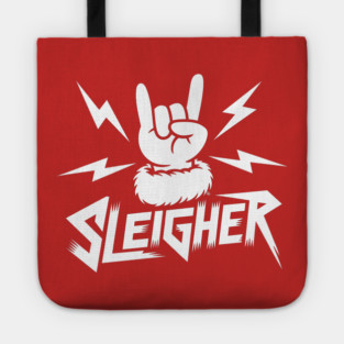 Sleigher – Metal Christmas Rock Hand Tote