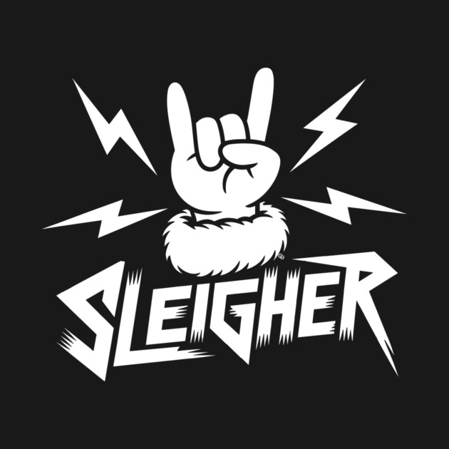 Sleigher – Metal Christmas Rock Hand by Cosmo Gazoo