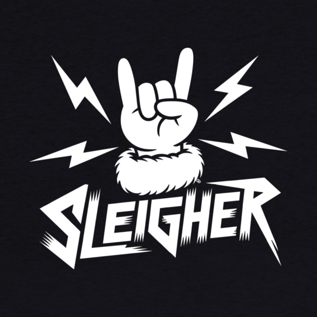 Sleigher – Metal Christmas Rock Hand by Cosmo Gazoo