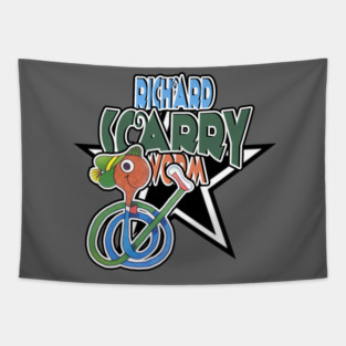 Richard scarry worm Tapestry