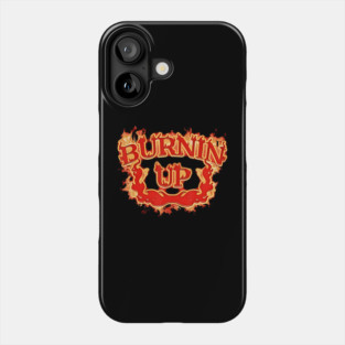 Burning Up Retro Flames Funny Vintage Holiday Style Design Phone Case