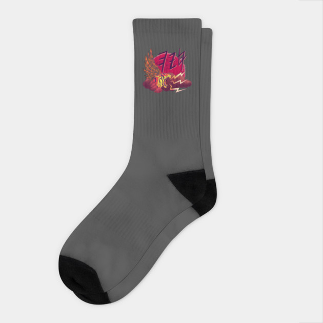 BEAST- a brain dump art Socks by droidmonkey