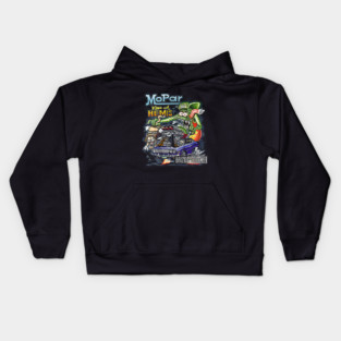 Mopar King of Hemis Rat Fink Detailed Art Kids Hoodie