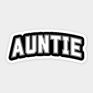 Auntie Sticker