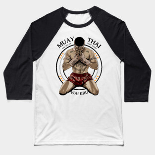 Muay Thai Wai Kru Baseball T-Shirt