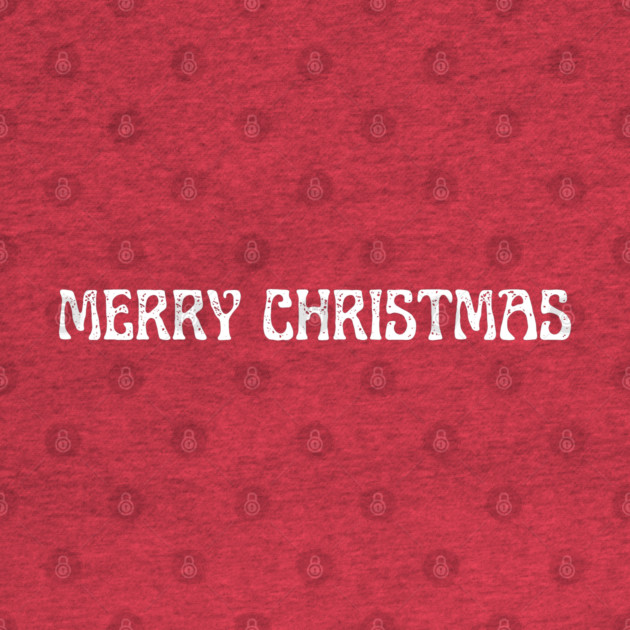 Merry Christmas Vintage Whimsical Lettering by Creatifly Graphic Tees