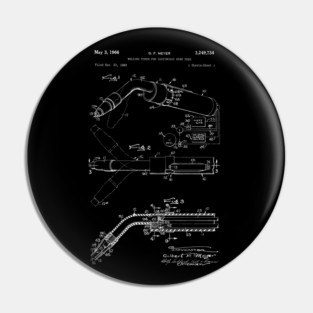 Welding Torch Patent, Welding patent, Welding, Contractor Gifts Mechanic Garage Pin