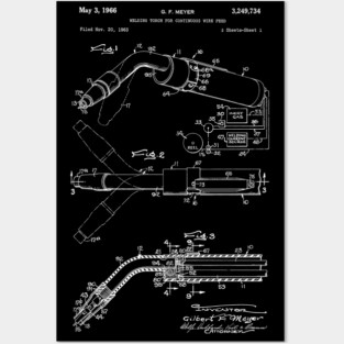 Welding Torch Patent, Welding patent, Welding, Contractor Gifts Mechanic Garage Posters and Art