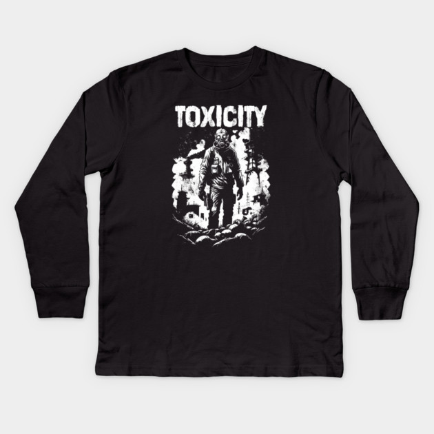 TOXICITY Kids Long Sleeve T-Shirt by artslaves