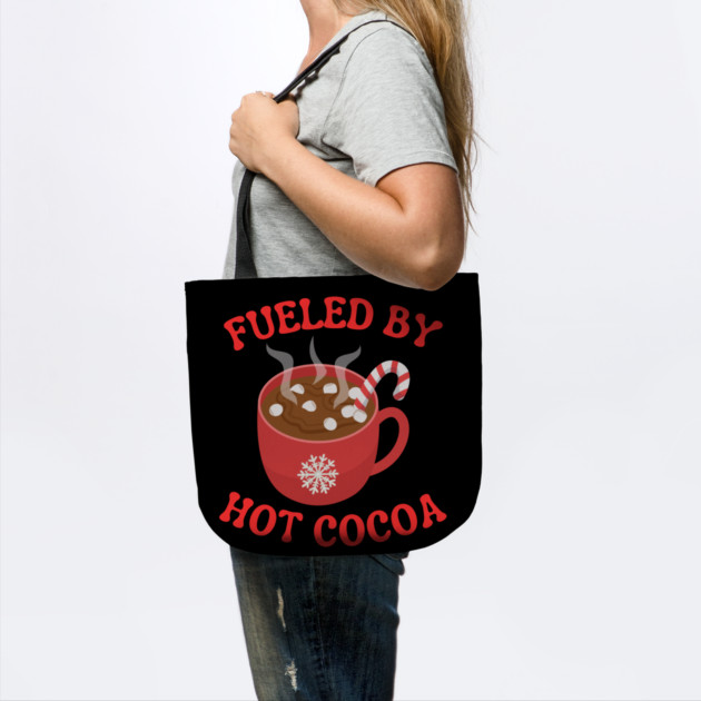 Fueled By Hot Cocoa Cozy Winter Mug by Creatifly Graphic Tees