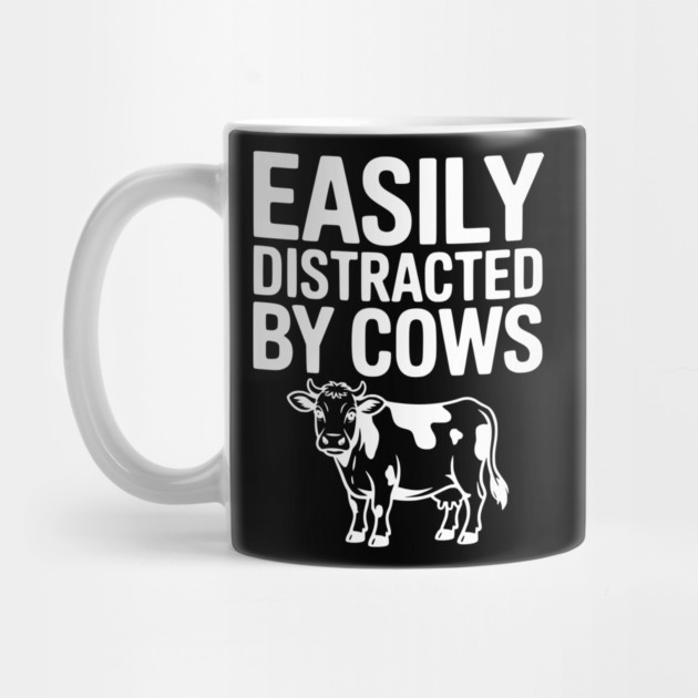 Easily Distracted by Cows by Frank Ring