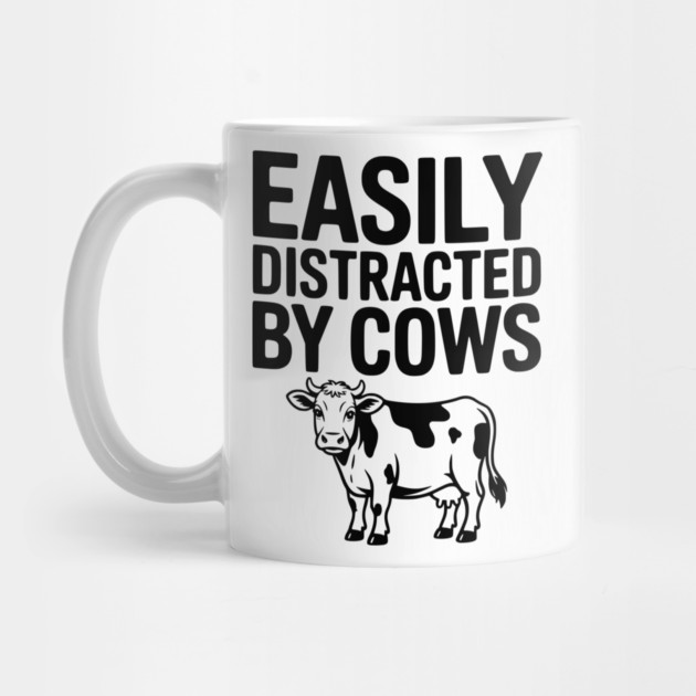 Easily Distracted by Cows by Frank Ring