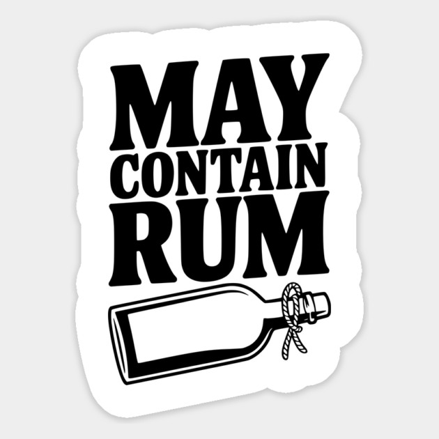 May Contain Rum Magnet by Frank Ring