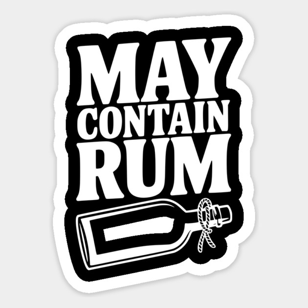 May Contain Rum Magnet by Frank Ring