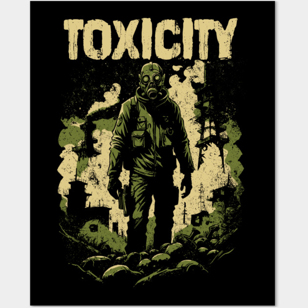 TOXICITY Wall Art by artslaves