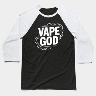 Vape God Baseball T-Shirt