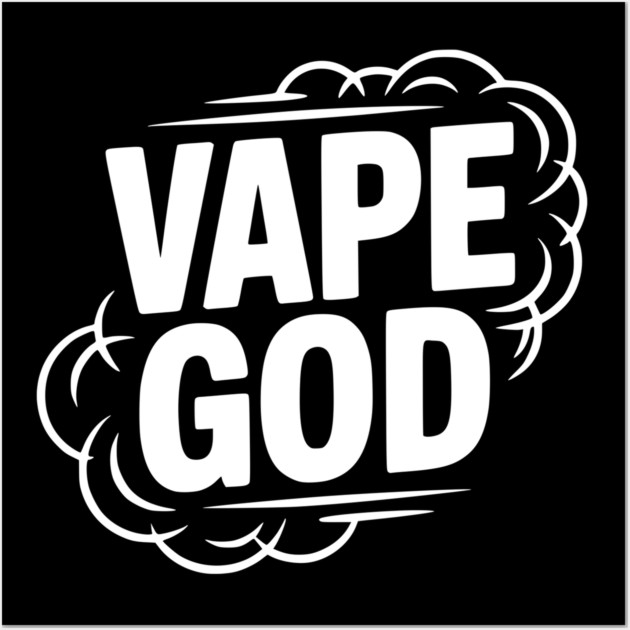 Vape God Wall Art by Frank Ring