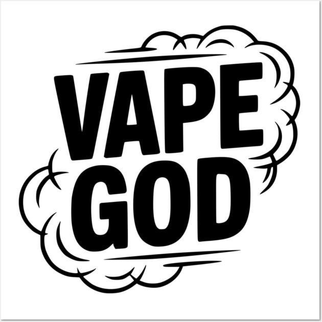Vape God Wall Art by Frank Ring