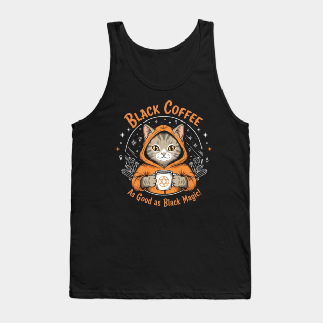 Black Coffee, Black Magic Tank Top by enrynz