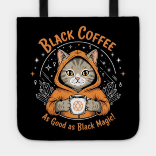 Black Coffee, Black Magic Tote