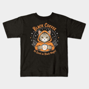 Black Coffee, Black Magic Kids T-Shirt