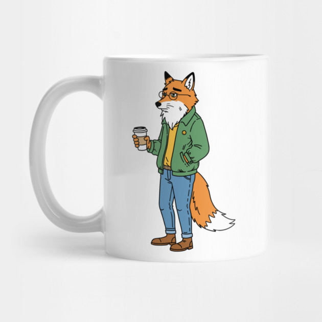 Sleepy Hipster Fox by enrynz