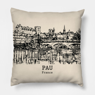 Pau - France Pillow