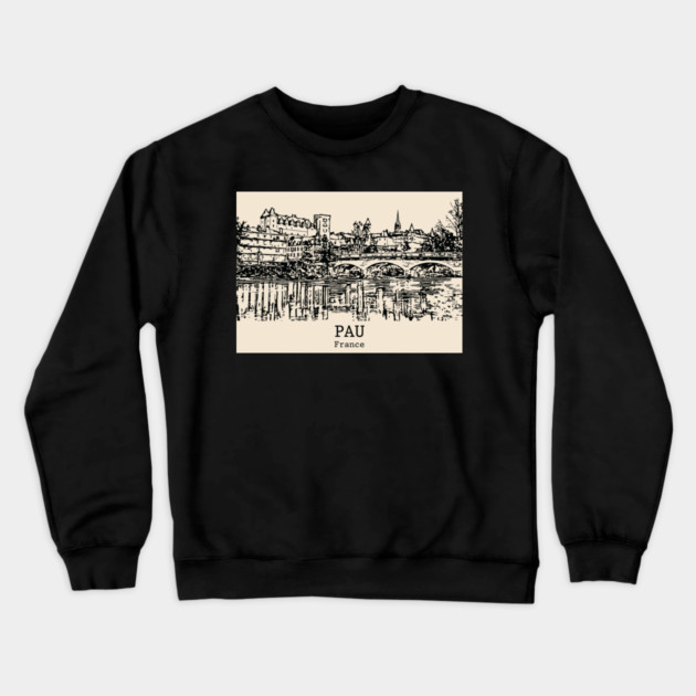 Pau - France Crewneck Sweatshirt by Lakeric