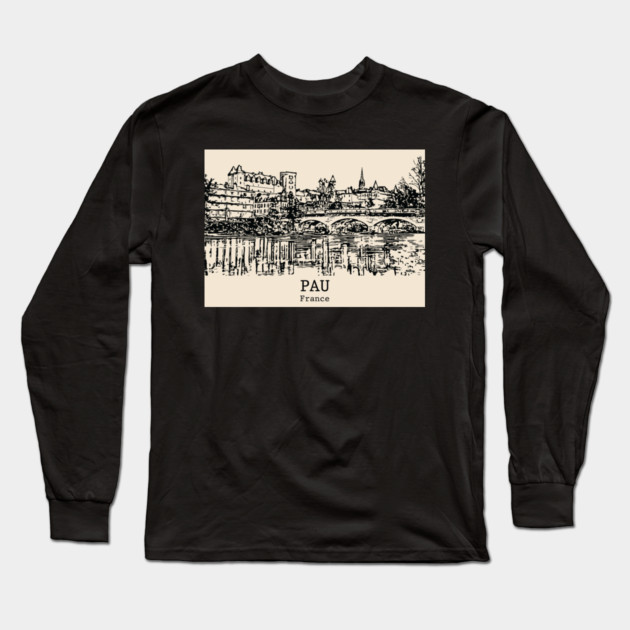 Pau - France Long Sleeve T-Shirt by Lakeric