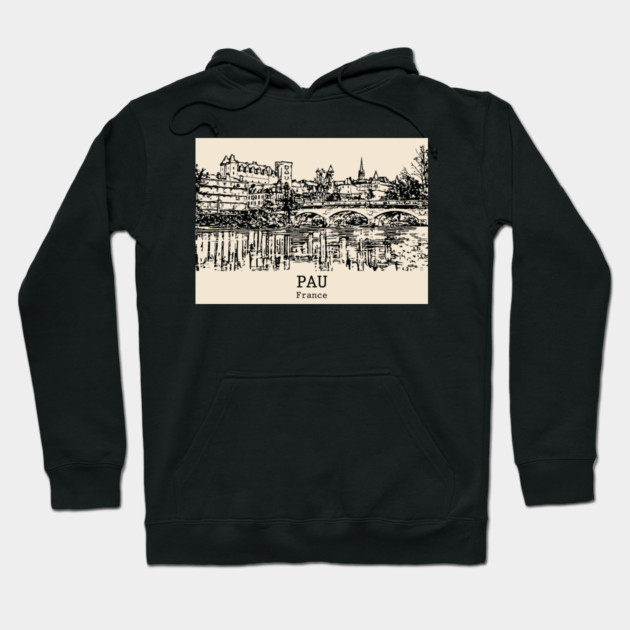 Pau - France Hoodie by Lakeric