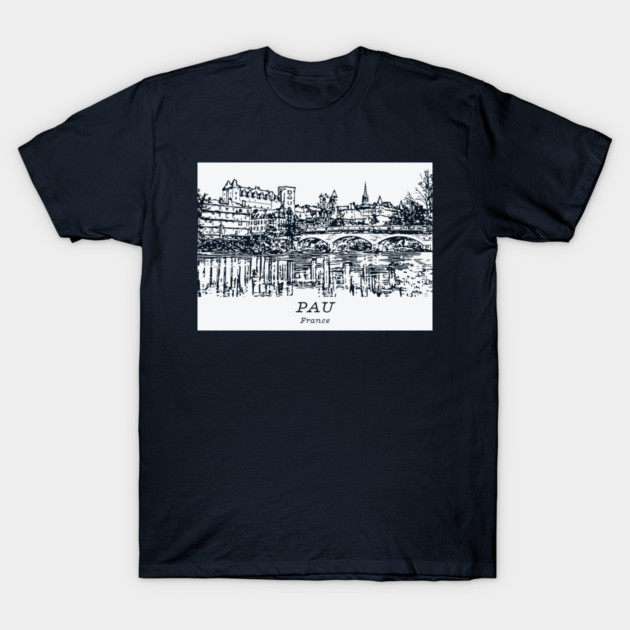 Pau - France T-Shirt by Lakeric