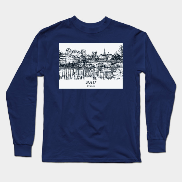 Pau - France Long Sleeve T-Shirt by Lakeric