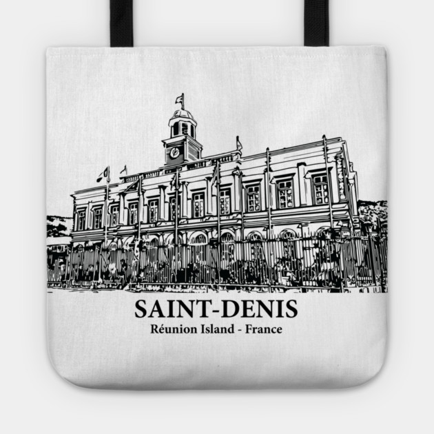 Saint-Denis - Réunion Island Tote by Lakeric