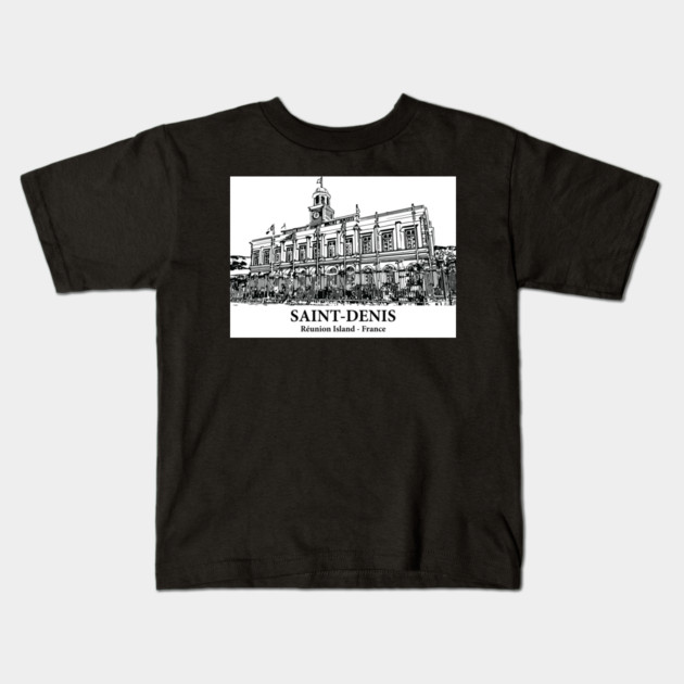 Saint-Denis - Réunion Island Kids T-Shirt by Lakeric