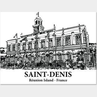 Saint-Denis - Réunion Island Posters and Art
