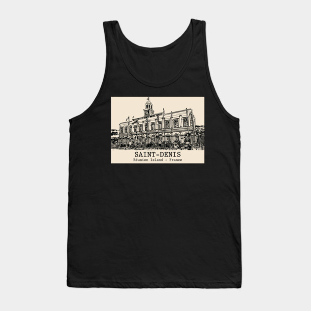Saint-Denis - Réunion Island Tank Top by Lakeric