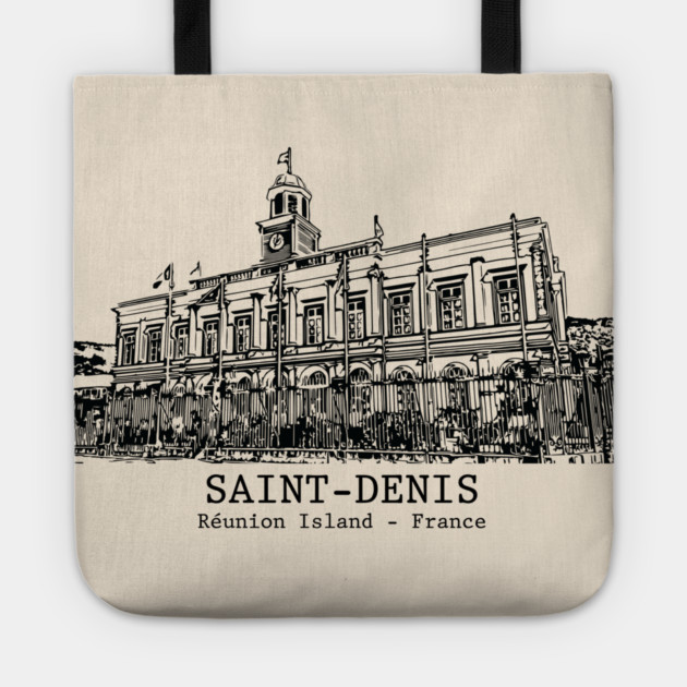 Saint-Denis - Réunion Island Tote by Lakeric