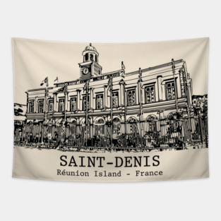 Saint-Denis - Réunion Island Tapestry