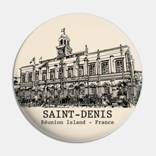 Saint-Denis - Réunion Island Pin
