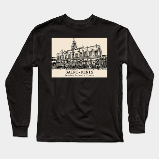 Saint-Denis - Réunion Island Long Sleeve T-Shirt by Lakeric