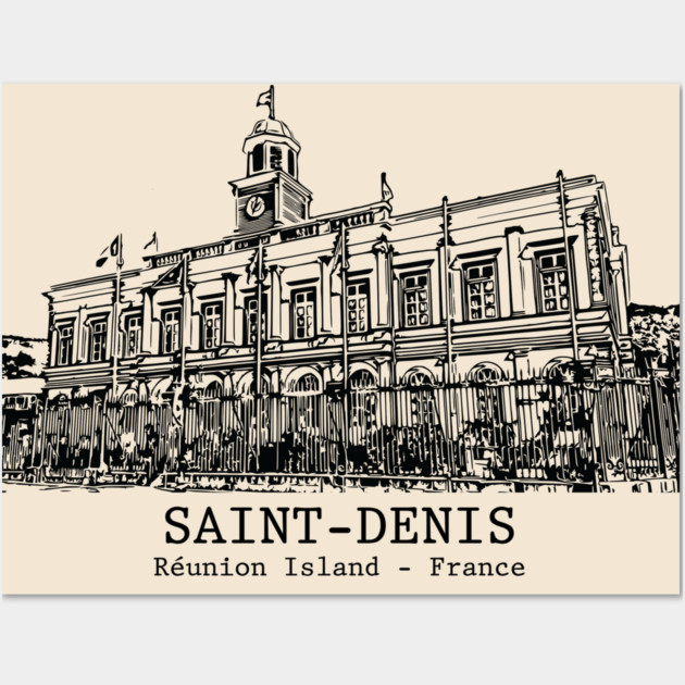 Saint-Denis - Réunion Island Wall Art by Lakeric