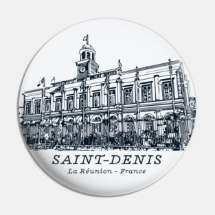 Saint-Denis - Réunion Island Pin
