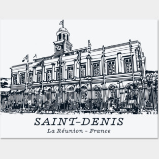 Saint-Denis - Réunion Island Posters and Art