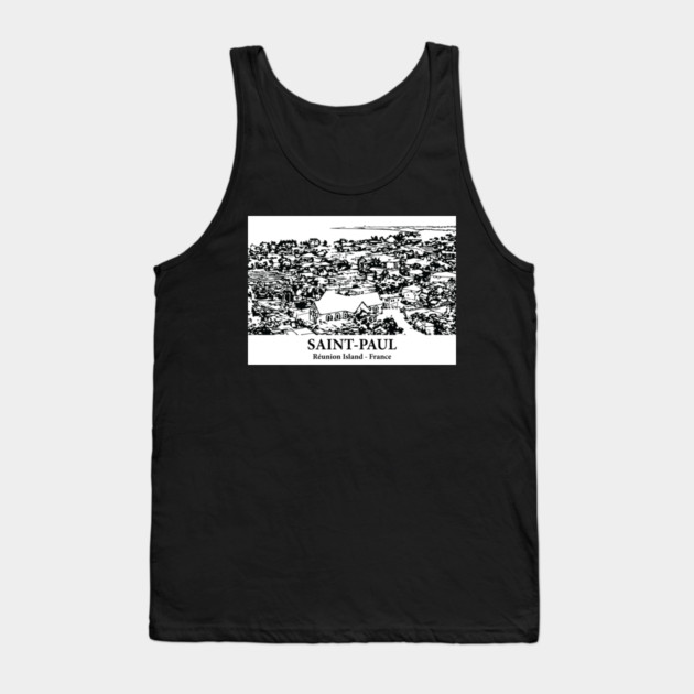 Saint-Paul - Réunion Island Tank Top by Lakeric